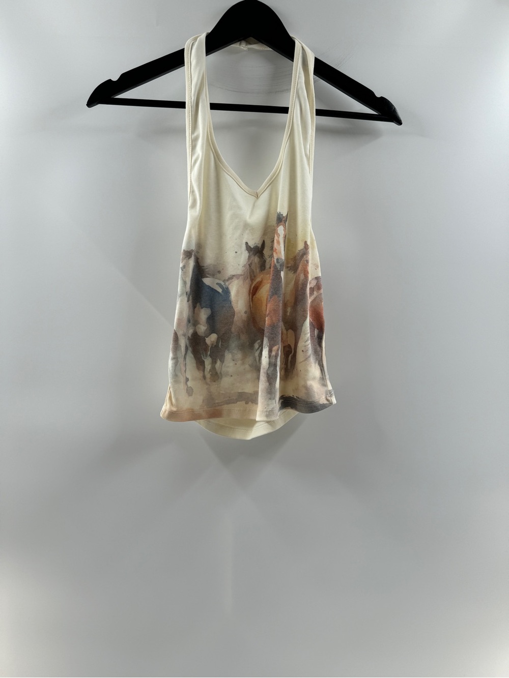 Urban Nation Horse Print Halter Top – Women's XL